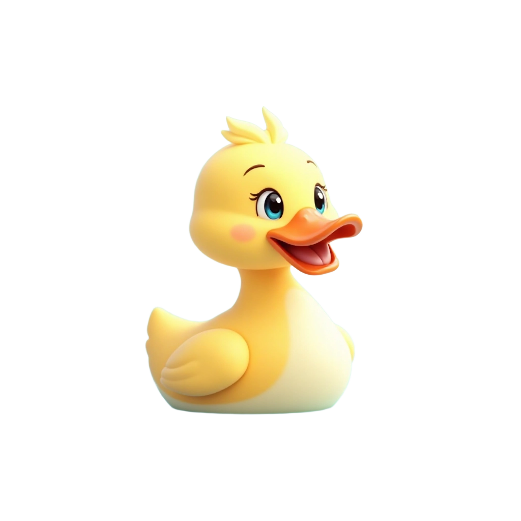 Adorable Rubber Duck Toy